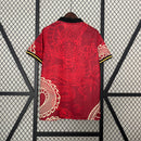 CAMISA DO REAL MADRID 24/25 VERMELHO EDIÇÃO ESPECIAL