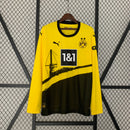 CAMISA MANGA LONGA DO BORUSSIA DORTMUND 24/25 AMARELO E PRETO