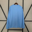 CAMISA MANGA LONGA DO MANCHESTER CITY 24/25 AZUL